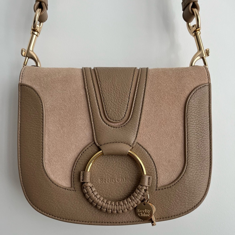 See by Chloe Small Hana Crossbody bag in Leather and Suede